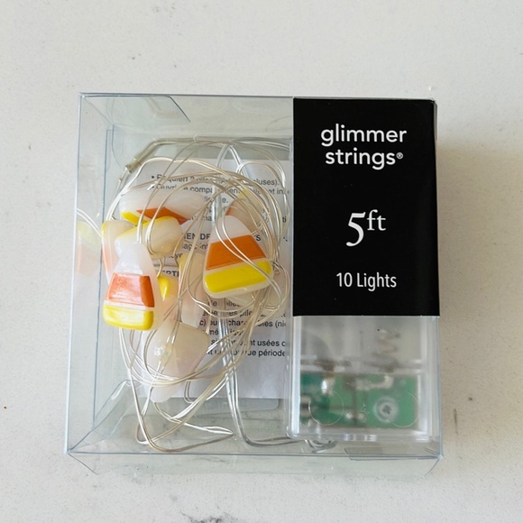 Pier 1  Candy Corn 5' LED Glimmer Strings - Picture 3 of 13